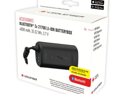 2x 21700 Bluetooth 4800 mAh Pil