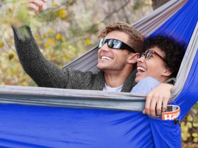 Coghlans Çift Kişilik Paraşüt Hamak (Mavi)