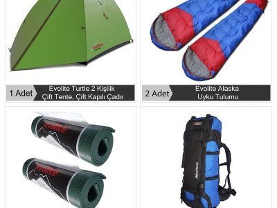 Evolite 2 Kişilik Pro Kamp Seti