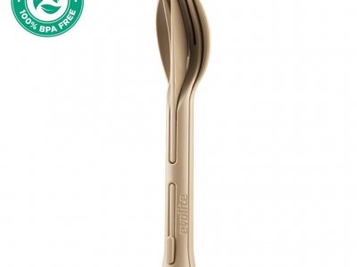 Evolite Combo 3 in 1 Çatal Kaşık Set (BEJ)