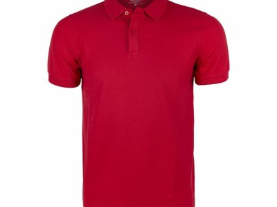Evolite DeepRaw Bay Polo T-Shirt – Kırmızı