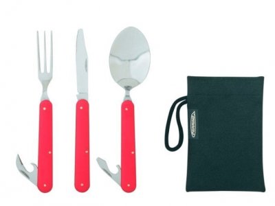 Ferrino Clip Çelik Çatal-Bıçak-Kaşık Seti