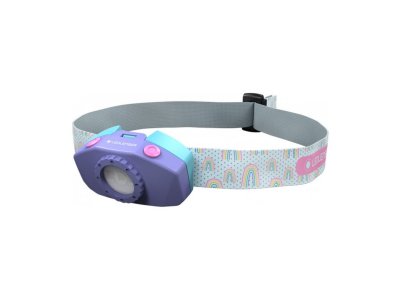 Kidled2 Mor Çocuk Kafa Feneri Pilli