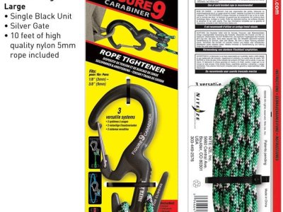 Nite-ize Figure 9 Carabiner Large Black With