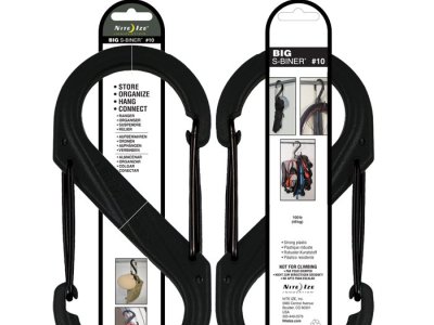 Nite-ize S-Binner Plastik Size 10 Blk/Blk Gate